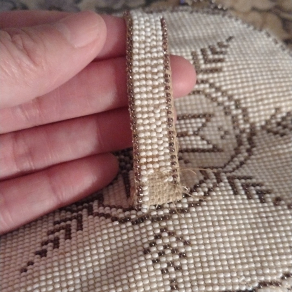 Vintage 1920's  Beaded Clutch Purse - Picture 3 of 7